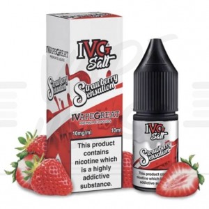 Strawberry Sensation Nic Salt 10ml e-šķidrums no IVG eliquids - E-Šķidrumi