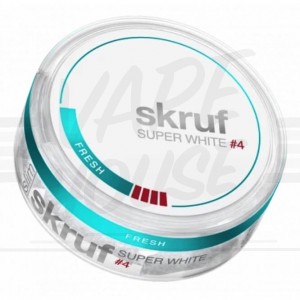 Slim Fresh 11mg #4 Super White no Skruf Snus - Snus